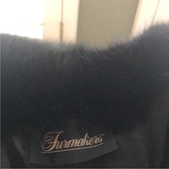 Mink with lush Fox fur collar jacket - Picture 8 of 9